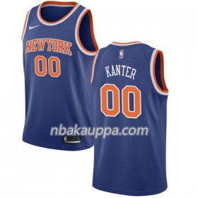 New York Knicks Enes Kanter 00 Nike 2017-18 Sininen Pelipaidat Swingman - Miesten